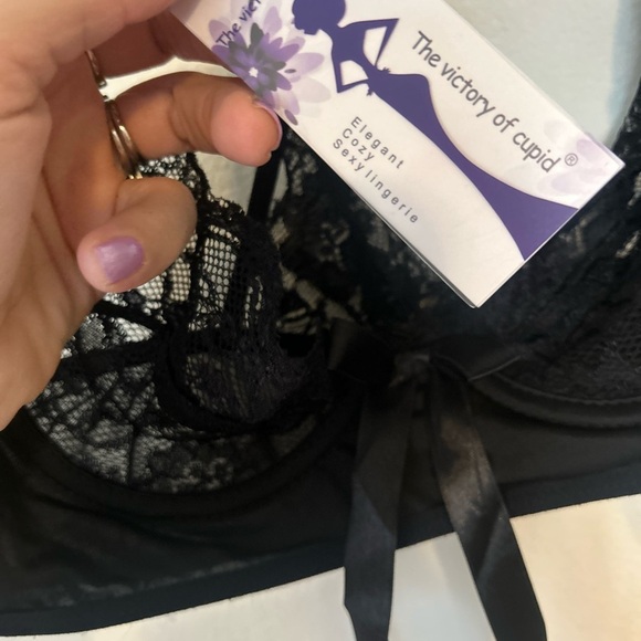 NWT victory of Cupid medium, sexy mesh unlined bra - Picture 8 of 10